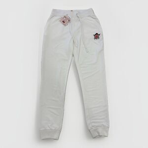 Badgley Mischka Sweatpants Womens Size XS White Joggers NWT